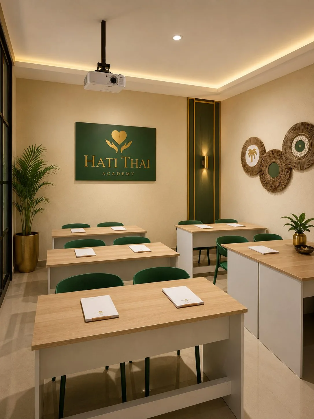 Hati Thai Academy classroom in Bali